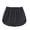Black, variant on Plus Size Women'S Daily Wear Flowy Polyester Skirt For And Style