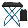 thumbnail image 1 of Jadeshay Taburete Plegable para Acampar, Taburete de Pesca Plegable liviano Taburetes para Acampar con Bolsa de Almacenamiento para Barbacoa Camping(Azul), 1 of 14