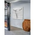 thumbnail image 3 of Parvez Taj Horned Skull White Wood Wall Art, 32" x 32", 3 of 7