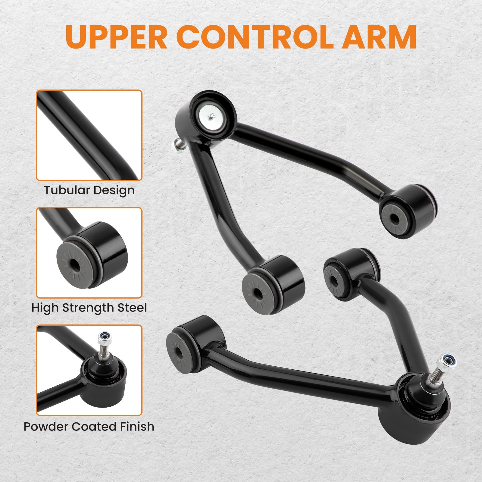 BFO Front Upper Control Arms 2-4" Lift Kit for Chevrolet K1500 Tahoe 1988 1989-1998