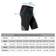 thumbnail image 5 of Santic Cycling Shorts Padded for Mens Bicycle Riding Pants Bike Shorts Cycle Tights Gray XL, 5 of 7