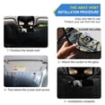 thumbnail image 2 of Gorgeous Eyeballs Car Windshield Sun Shade Foldable Car Front Window Visor Heat and UV Protection 53x23.5, 2 of 8