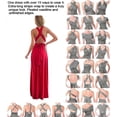 thumbnail image 3 of Sexy Women Multiway Wrap Convertible Boho Maxi Club Red Dress Bandage Long Dress Party Bridesmaids Infinity Robe Longue Femme, 3 of 9