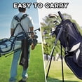 thumbnail image 4 of Cepillo para palos de Golf, limpiador de ranuras, cepillo de Golf con Clips retráctiles, regalos para golfistas, mango cómodo, toalla de Golf de doble Negro, 4 of 8