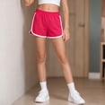 thumbnail image 2 of Wxirdiow Toddler Girls Shorts Toddler Girl Shorts Girls Athletic Shorts Solid Soccer Running Active Sport Bike Summer Drawstring Pants Hot Pink Size,13-14 Years, 2 of 5
