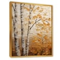 thumbnail image 2 of Designart "Minimalist Elegance American Basswood II" Landscapes Framed Wall Art - Country White Tree Entryway Framed Wall Art, 2 of 6