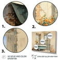 thumbnail image 3 of Designart "Vintage Tile Bathroom I" Bath & Laundry Floater Framed Wall Decor, 3 of 7