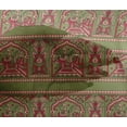 thumbnail image 4 of oneOone Viscose Chiffon Fabric Ethnic Block Print Sewing Fabric BTY 42 Inch Wide, 4 of 4