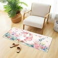 thumbnail image 6 of Watercolor Cute Unicorn Bath Mat 39x20 Non-Slip Bathroom Rugs Absorbent Soft Plush Quick Dry for Tub Shower Kitchen Home Decor, 6 of 8