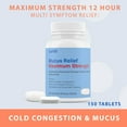 thumbnail image 5 of Curist Mucus Relief Guaifenesin Extended Release Tablets 1200 mg 150 Tablets 2 Pack, 5 of 8