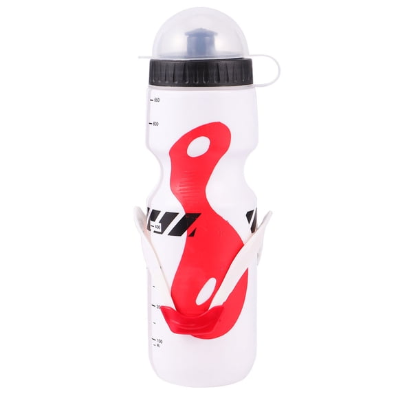 OFFIGAM 1Set White Bike Bottle Rack with Durable Plastic and Portable Design for Mountain Cycling