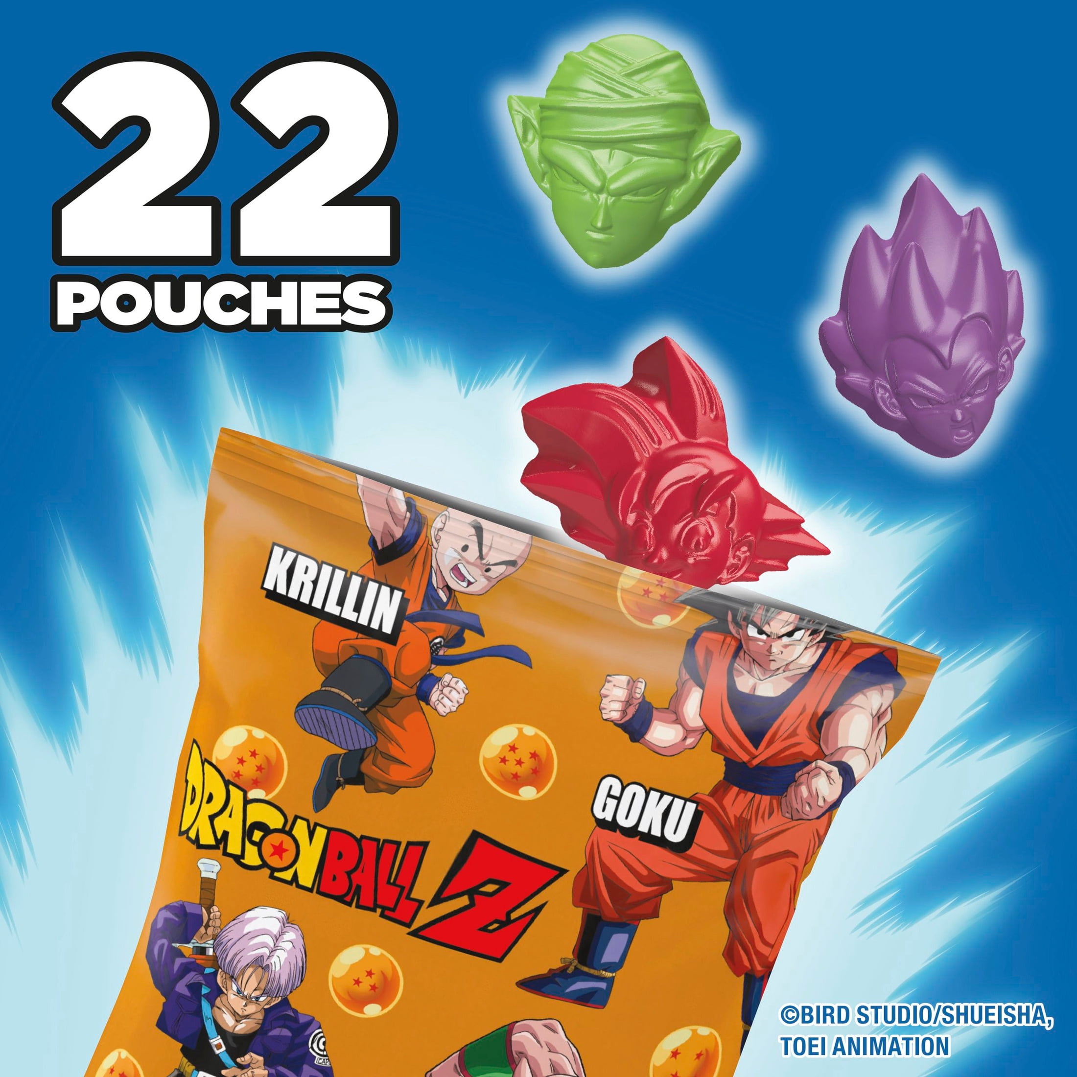 Dragon Ball Z Fruit Flavored Snacks, Gluten Free, 22Ct, 17.6 oz