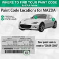 For MAZDA (34J Aurora Blue Mica) Exact Match Automotive Touch Up Paint Spray 2K Pro Kit