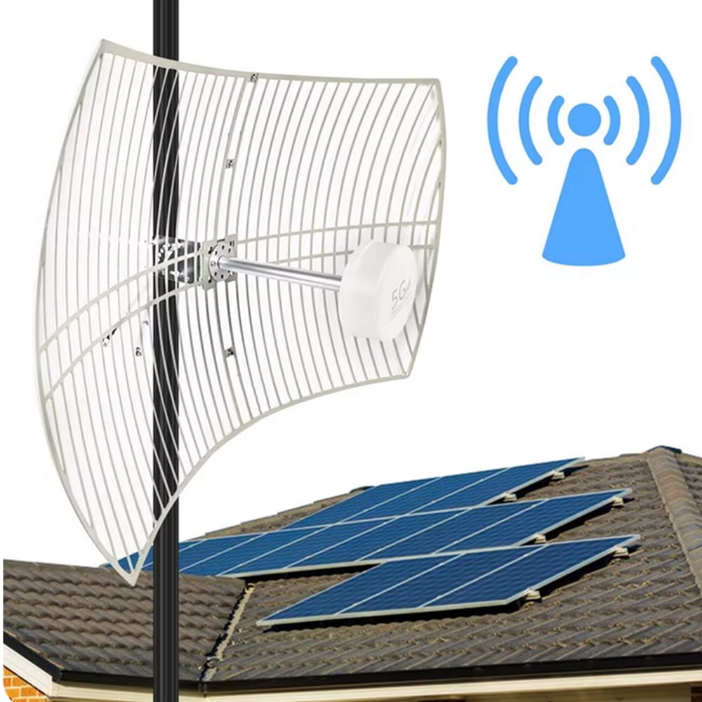Outdoor Directional WiFi Antennas Kit, Retail Packaging with 30dBi,20meter LMR240 Reception Range