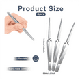 thumbnail image 4 of Craft Tweezers, 6 Pieces Locking Tweezers Reverse Tweezers for Crafting Jewelry Making Electronics Watch Repair, 4 of 7