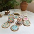 thumbnail image 3 of Dessous de Verre Fait Main sous-Verre Artistique Protection de Table Pratique pour la Maison, 3 of 5