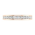 thumbnail image 3 of 1/2 Carat Channel Set Diamond Wedding Band Ring in 14K Rose Gold (Ring Size 10.75) (I1-I2 Clarity), 3 of 4