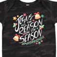 thumbnail image 4 of Inktastic Jesus is the Reason for the Season Christmas Bells and Stars Boys or Girls Baby Bodysuit, 4 of 5