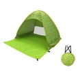 thumbnail image 4 of Beach Tent with 6 Tent Stakes Windproof UPF 50 Beach Sunshade Sun Protection Green XL, 4 of 9