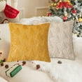 thumbnail image 6 of Nkmbld Christmas Throw Pillow Covers Soft Christmas Decorative Pillow Cover for Sofa Bed Home Decor Cushion Cover, Red, 6 of 8