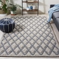thumbnail image 2 of SAFAVIEH Natura Mayson Diamond Area Rug, Silver, 6' x 6' Square, 2 of 8