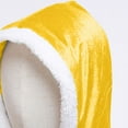 thumbnail image 6 of IVEYRTF Childrens Hooded Cape Long Solid Color Cloak for Kids Holiday Party Dress Up Outfits Play Pretend Fashionable Midweight Outerwear for Boys and Girls(Yellow,9 Years), 6 of 7