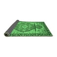 thumbnail image 2 of Ahgly Company Indoor Rectangle Oriental Emerald Green Modern Area Rugs, 2' x 3', 2 of 4