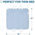 thumbnail image 2 of MesaSe Positioning Bed Pad with Handles - Waterproof Reusable Incontinence Underpad with 4 Straps  Washable Underpad on Hospital & Home Care  Super Absorbent & Soft Top Layer, 2 of 5
