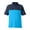 Electric Blue/ Classic Navy Heather, variant on Men's Fusion ChromaSoft Colorblock Polo