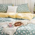 thumbnail image 4 of Duvet Cover King Daisy Flower Print Bedding Sets Vintage Style Floral Comforter, 4 of 9