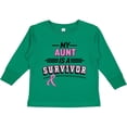 thumbnail image 3 of Inktastic My Aunt is a Survivor Breast Cancer Awareness Boys or Girls Long Sleeve Toddler T-Shirt, 3 of 5