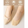 thumbnail image 5 of Luxtrada 3 pairs Women No Show Socks Ultra Low Cut Liner Socks Ice Feeling Socks Nonslip Liner Invisible Hidden Thin Socks (Skin), 5 of 8