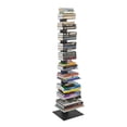 thumbnail image 3 of Dark Gray Metal Ten Shelf Modern Tower Bookcase, 3 of 3