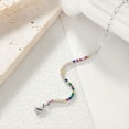 thumbnail image 7 of Fasjewly Gemstone Tenis Bracelet,Dainty Multi-colors Cubic Zirconia Chain Link Bracelet Jewellry Gifts for Women Girls, 7 of 7