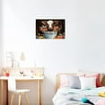 thumbnail image 4 of ZHONGYUTONG Highland Cow Bathroom Wall Art Cattle Baby in Bucket Canvas Picture Cute Cow Poster Print Rustic Farmhouse Animal Flower Wall Decor (12.00" x 18.00"), 4 of 6