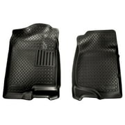 Husky Liners 07-12 GM Tahoe/Suburban/Escalade/Yukon/Silverado/Sierra Classic Style Black Floor Liner Fits select: 2011 ,2013 CHEVROLET SILVERADO K1500 LT