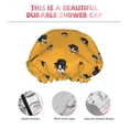 thumbnail image 5 of Kdxio Cute Dog Print Shower Cap for Women,Elastic and Reusable,Double Waterproof Layers Bathing Hat, 5 of 9