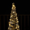 thumbnail image 6 of Twinkling 1450 LED Christmas Cone Tree with Warm White & Cold White Lights, 6 of 10