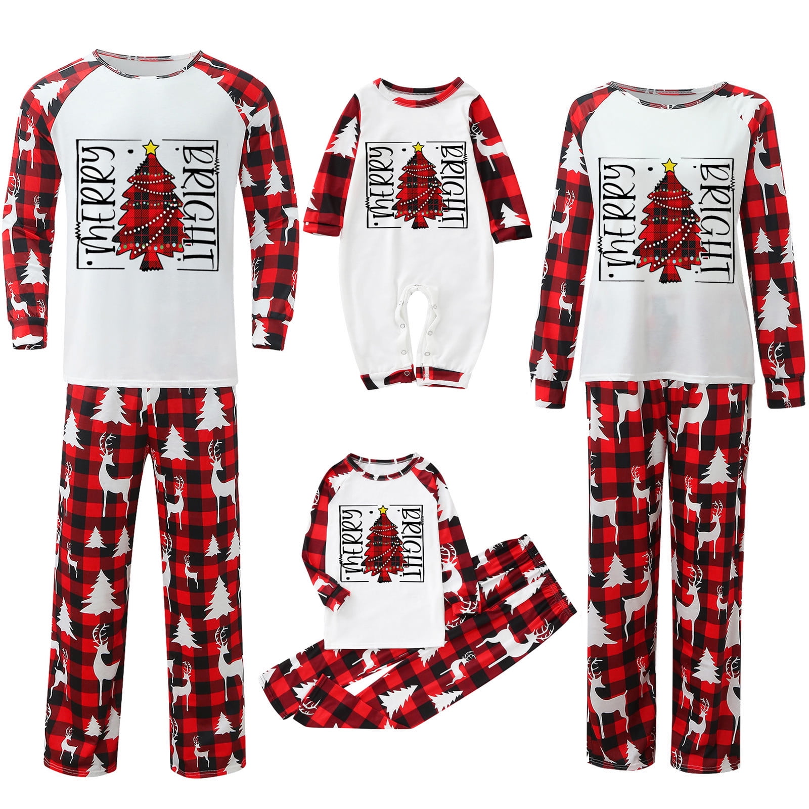 Matching Family Christmas Pajamas 24 Month Pajamas Boys Classic Plaid ...