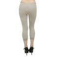 thumbnail image 3 of Vivian's Fashions Capri Leggings - Cotton, Lace (Misses and Misses Plus Sizes), 3 of 5