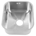 thumbnail image 4 of RV Lavabo Lavabo En Acier Inoxydable 430x370x180mm Résistant à la Rouille Grande Capacité Pour Camper Yacht Motorhome, 4 of 8