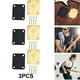 thumbnail image 1 of [Vídeo] Placa Refuerzo Del Mástil Guitarra Eléctrica F Los Años 70 Y Placa Protección Del (con Tornillos) (dorado), 1 of 6