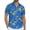 06-Blue,Coconut, variant on Iceglad Men's Hawaiian Shirt Short Sleeve Casual Button Down Shirt for Men Printed Summer Beach Shirt