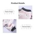 thumbnail image 2 of Dog Warm Jumpsuit, Winter Flannel Dog Pajamas, Dog Cold Weather Coat Outfits, Anti-Shedding Bodysuit for Small Medium Dogs XL(Pink Cat), 2 of 6