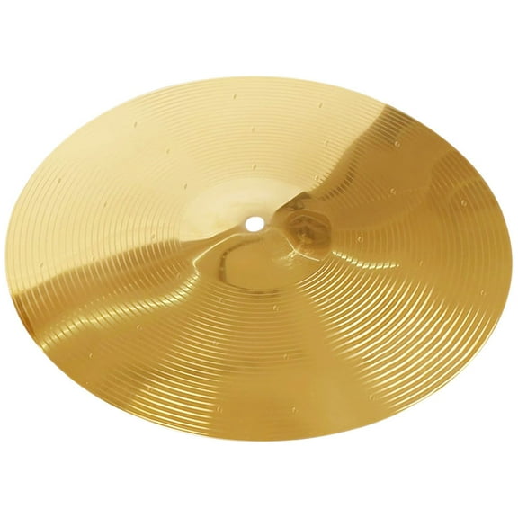 LOLIPPYY Universal Brass Cymbal 1 Piece Round Design for Drummers Practice and Percussion Training