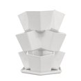 thumbnail image 1 of 3-Tier Stackable Planter Eggshell 1pk**, 1 of 1