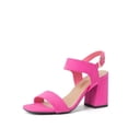 thumbnail image 1 of Sandalia DREAM PAIRS SDHS2359W Ante Rosa Fucsia Tacón 8.5 cm, 1 of 6