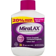 Miralax Powder Laxative, 68 doses. 2x20.4 OZ