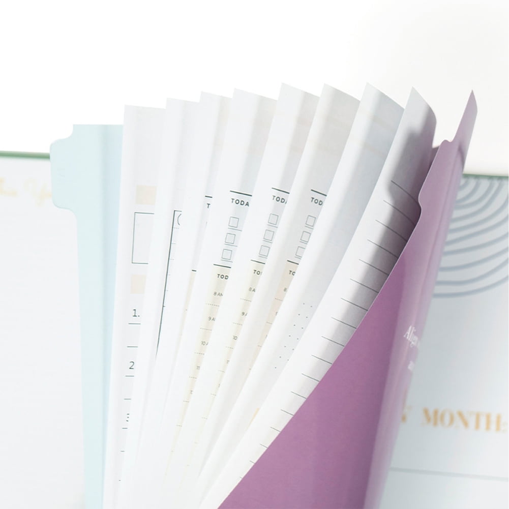 KYAIGUO Small Daily Planner/Calendar Planner for Work or Home Weekly and Monthly Planner Notebook
