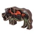 thumbnail image 4 of Estatua de animal de madera Sincero para decoración del hogar, 4 of 10